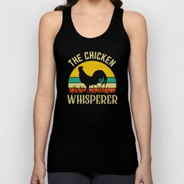 The Chicken Whisperer Funny Rooster Quote Unisex Tank Top