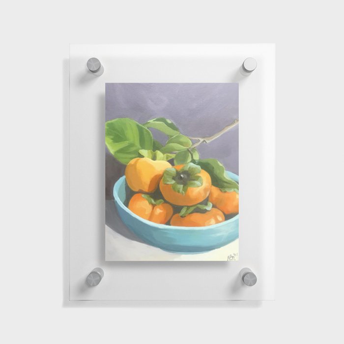 Persimmons Floating Acrylic Print