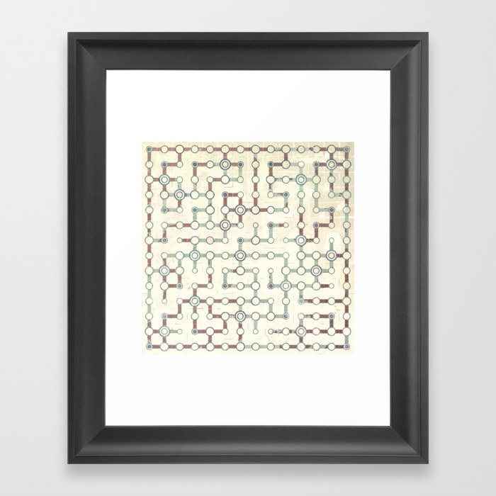 Pattern 009 Framed Art Print