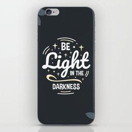 quotes - darkness iPhone Skin