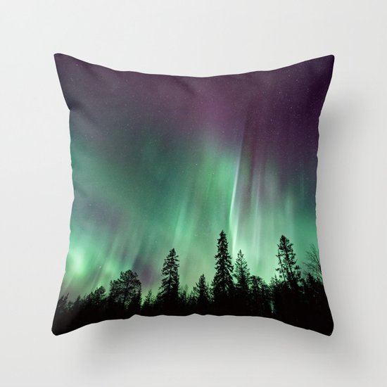 Aurora III Throw Pillow