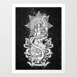 Aquarius (horoscope sign) Art Print