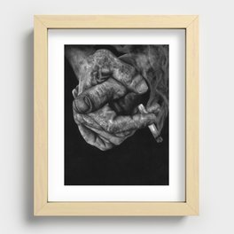 Somewhere Between Raising Hell and Amazing Grace Recessed Framed Print