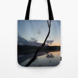 Sunset on lake, Nature Photography, Landscape Photos, sunset photos Tote Bag