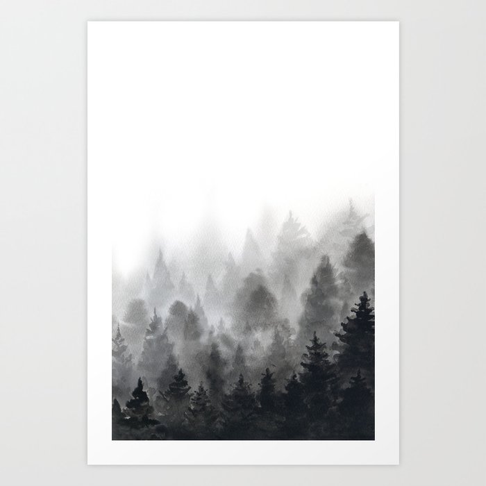 Discover the motif BLACK FOREST. by Art by ASolo as a print at TOPPOSTER