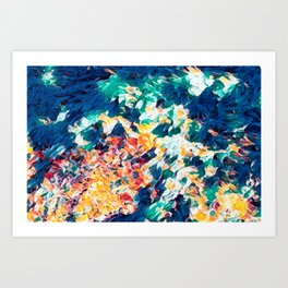 Abstraction Nr. 12 In Gouache Art Print