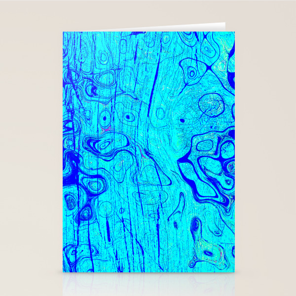 Abstract Oil On Water Stationery Cards By Lauragordon Society6