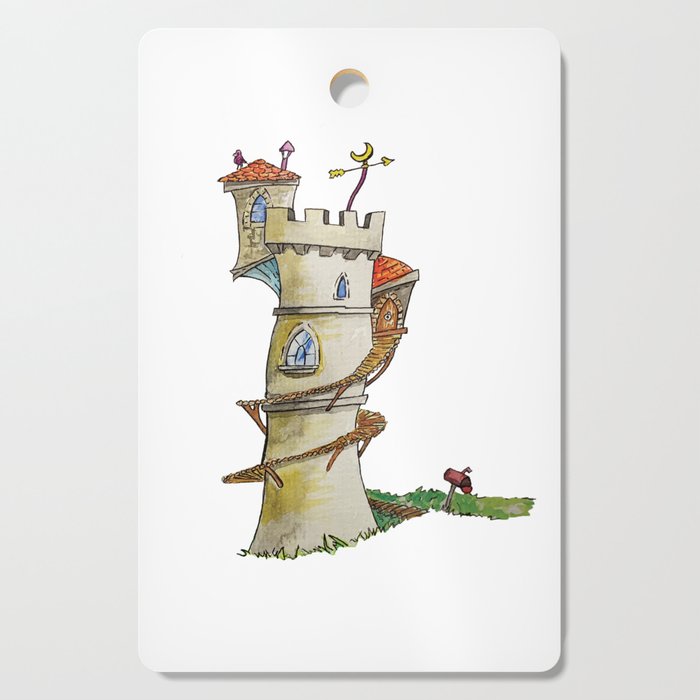 Lonely tower. Cutting Board