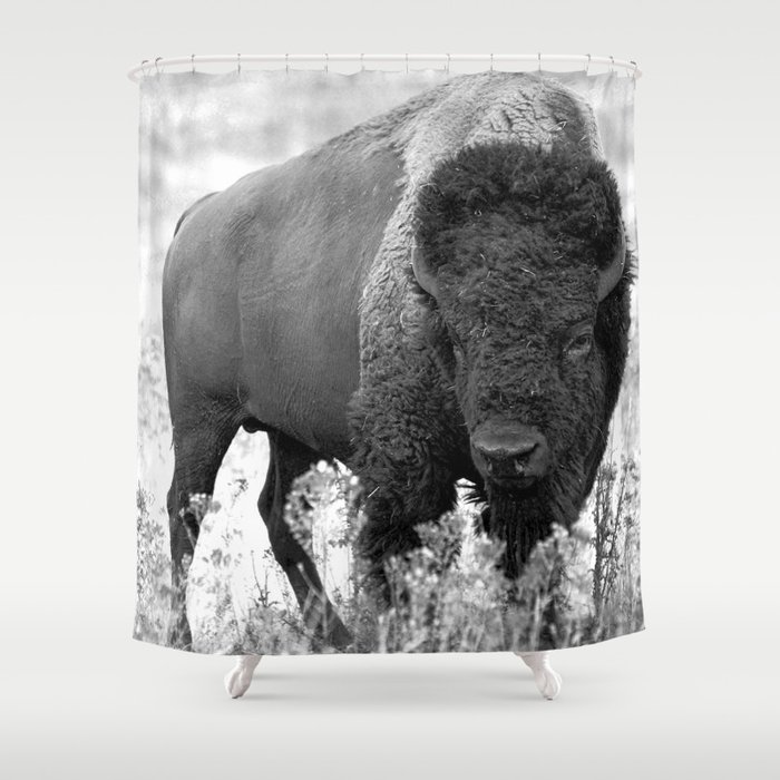 Bison Yellowstone National Park Shower Curtain