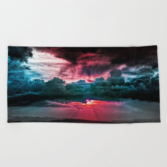 Marvelous earth Beach Towel