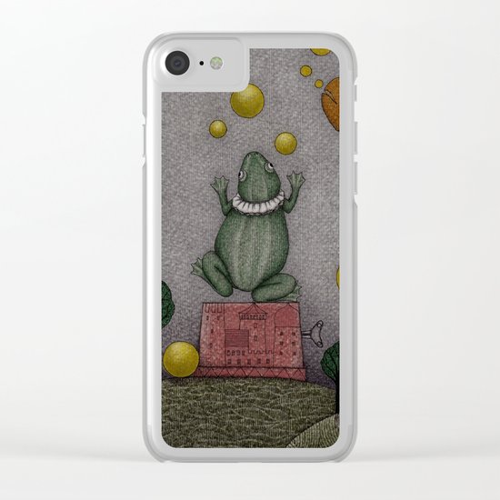 Frogking (2) Clear iPhone Case