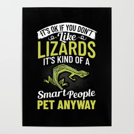 Lizard Pet Reptile Eggs Cage Food Lover Poster