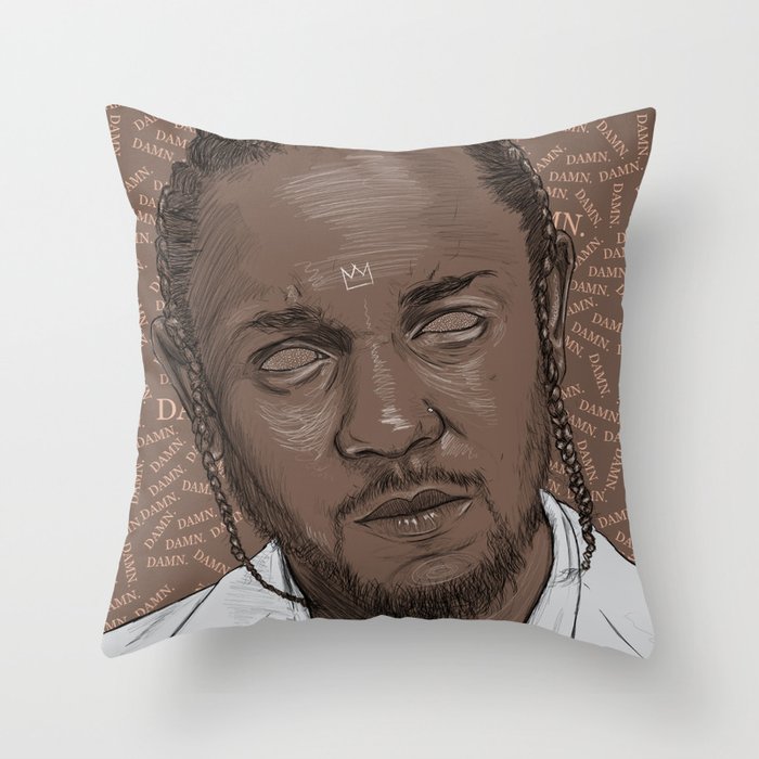 Kendrick Lamar Throw Pillow By Artbybrandonryan Society6