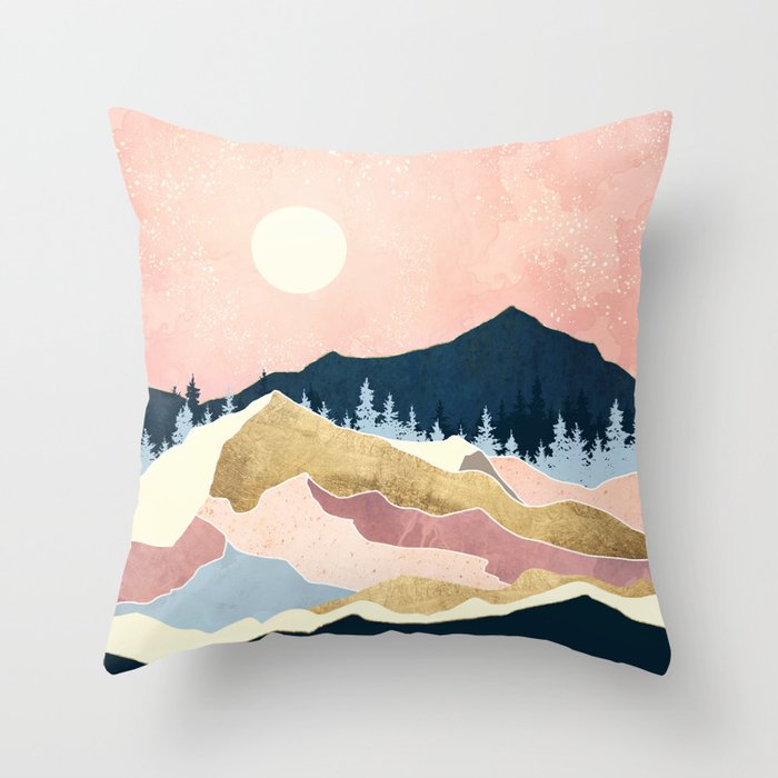 desert nights Throw Pillow