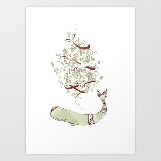 eatsleepdraw Art Print