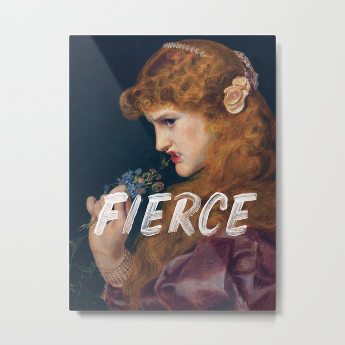 Fierce - Feminist Metal Print