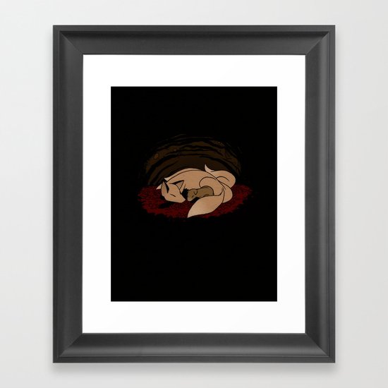 Never - End Page Framed Art Print