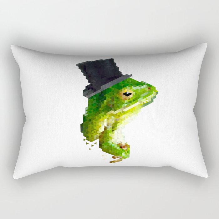 Gentlemen's instinct # Frog Rectangular Pillow