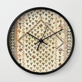 Selendi West Anatolia 16th Century Rug Print Wall Clock