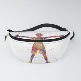 Fitness in watercolor Fanny Pack