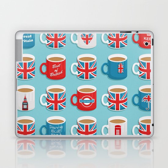 A Very British Brew Laptop & iPad Skin