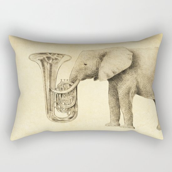 Tuba Rectangular Pillow