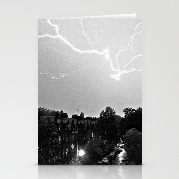 Lightning over Aigburth Stationery Cards