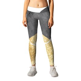 Scandi gold circle Leggings | Goldcircle, Graphic Design, Gold, Textured, Illustration, Abstract, Scandinavian, Mixed Media, Popart, Home 
