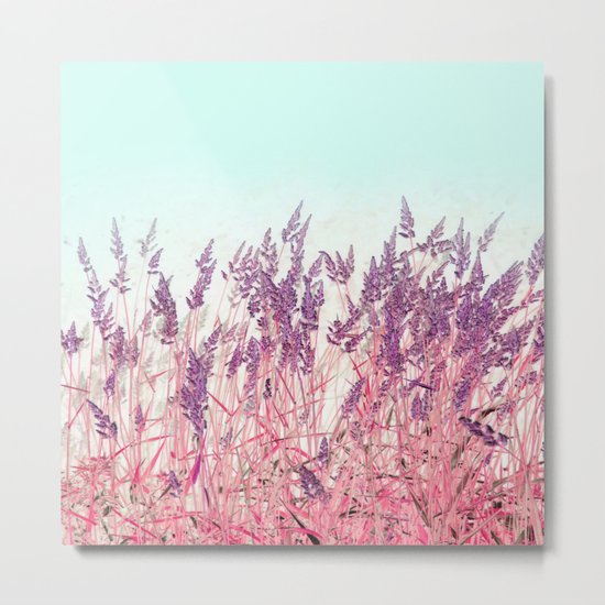 Firegrass Metal Print