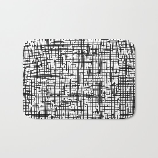 Crosshatch Bath Mat