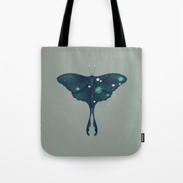 Cosmic Moth Tote Bag