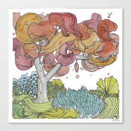 Cocoon Tree Canvas Print