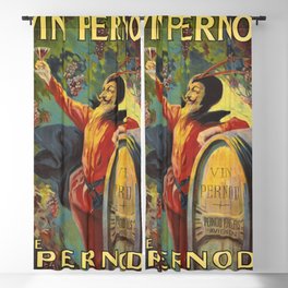 Francisco Tamagno, Vin Pernod Food and Wine Alcoholic & Champagne Beverages Poster, circa 1899 Blackout Curtain