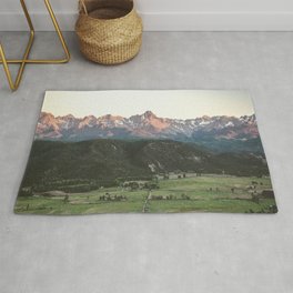 The Scenic San Juans - Mt. Sneffels in Southern Colorado Rug