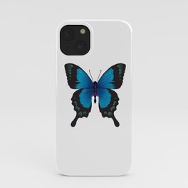 Blue Monarch Butterfly iPhone Case