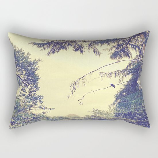 Memory of a Hazy Morning Rectangular Pillow