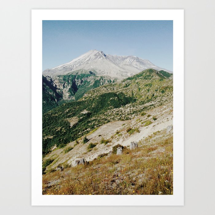 Mt St Helens Art Print