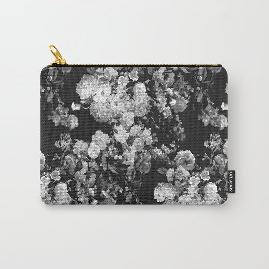 Through The Flowers // Floral Collage Carry-All Pouch