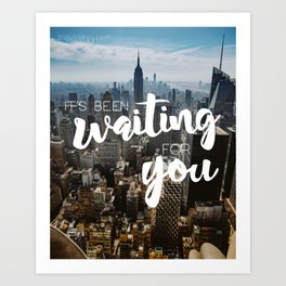Welcome to New York Art Print