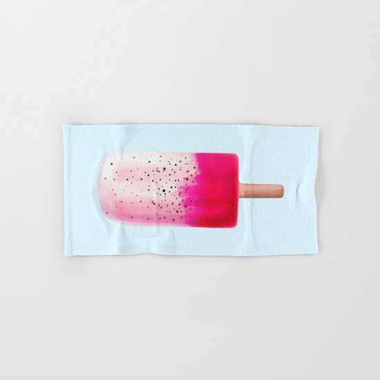 Dragon Fruit Popsicle Hand & Bath Towel