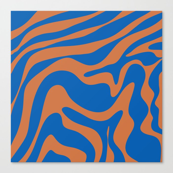 27 Abstract Liquid Swirly Shapes 220802 Valourine Digital Design  Canvas Print