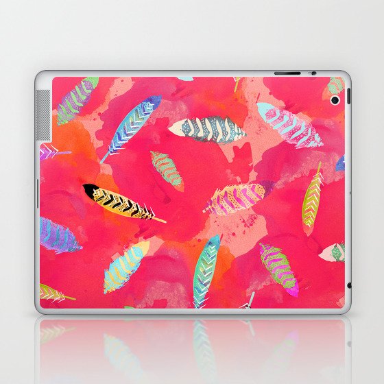 Sunset Feathers Laptop & iPad Skin