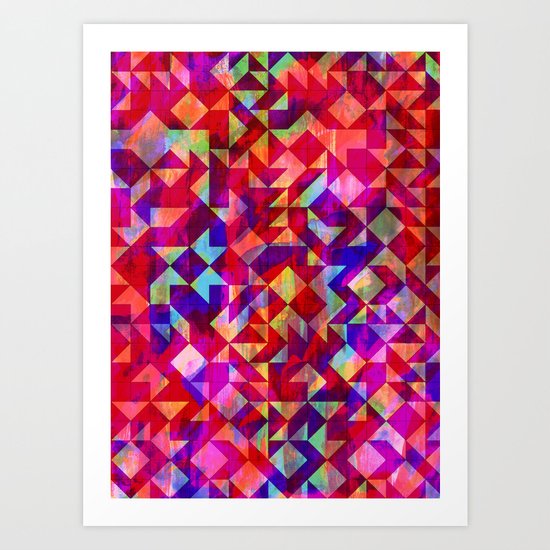 Geo Gem Art Print