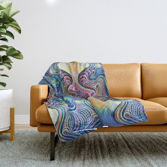 4D Days and 4D Nights  Throw Blanket