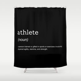 Athlete Shower Curtain