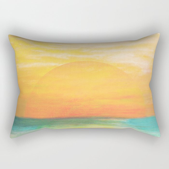 Summer Sunset Rectangular Pillow