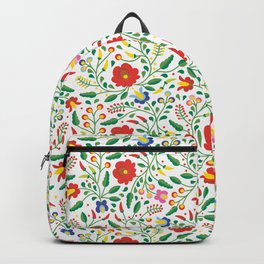 Hungarian Matyo Embroidery Backpack