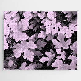 Fallen leaves,  purple, lilac, fall, autumn, leaves, pattern, leaf, botanical, xmas, christmas, spring, holidays, summer, tropical,  Jigsaw Puzzle