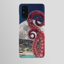 Octopus in the pool Android Case