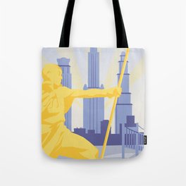 Republic City Travel Poster Tote Bag